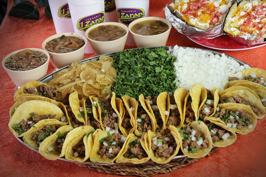 Menu Taqueria El Zarape